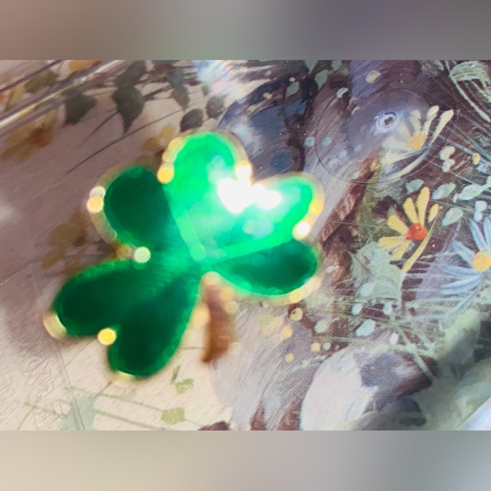 🙀☘️ St Patty Clover Pin ☘️ In Nice Pre 💚Condition ☘️ - Picture 9 of 16